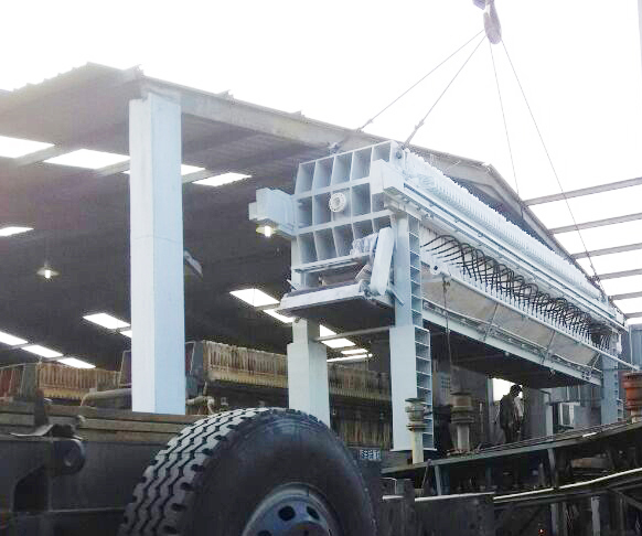 壓濾機使用現(xiàn)場